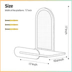 Wall Mounted Cat Scratcher Pad - Cats Wall Shelves Cat Scratching Post Kitten Sisal Scratch Board Wall Mount Sleeping Perches Replaceable Vertical Scratch Pads for Indoor Cats (Cat Scratch Post B)