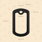 10 Pack Military Dog Tag Silencer, Heavy Duty Military Dog Tag Silencer Silicone, Lightweight Dog Tags Silencer Military to Reduce Noise & Scratching