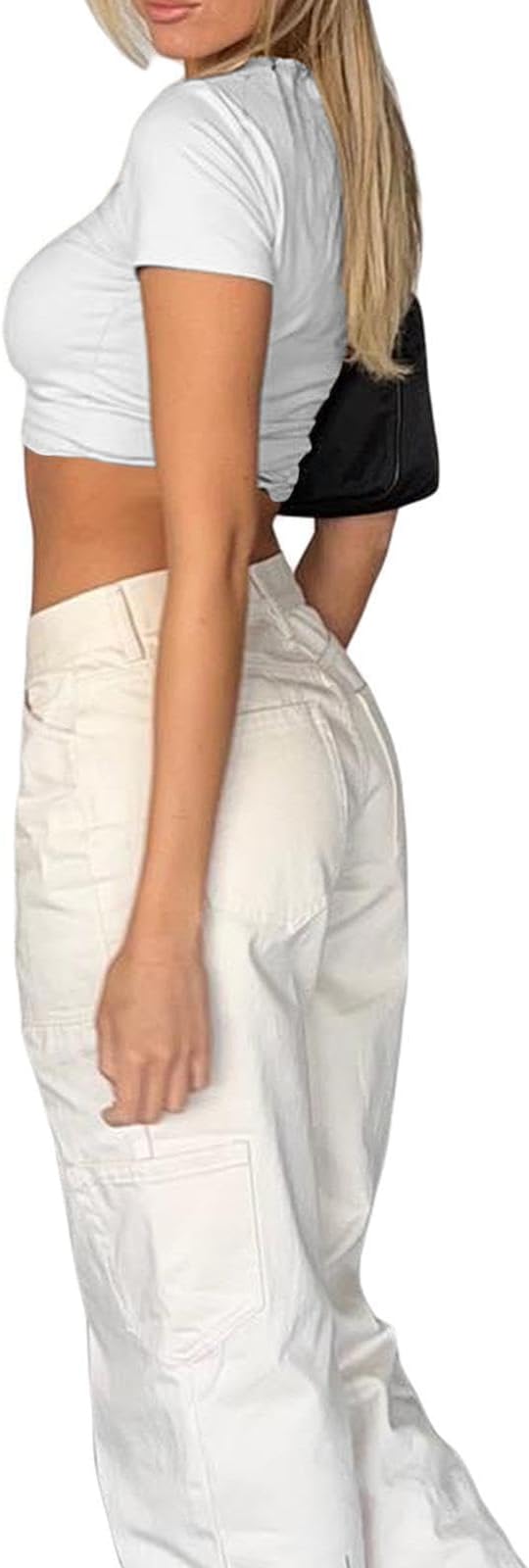 Cat Graphic Baby Tee for Women Grunge Y2k Shirt Funny Crop Tops Teens Cute Cropped Tees Aesthetic Printed Tshirts