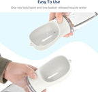 WePet Portable Dog Water Bottle, 19 OZ, Leak Proof Puppy Water Dispenser with Drinking Feeder for Pets Outdoor Walking, Hiking, Travel, Food Grade Plastic