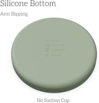 OHMO Slow Feeder Cat Bowl, Silicone Anti-Choking Dog & Pet Bowl, No Suction Cup, Slows Down Eating for Small Pets (S-Infinite, Sage Green)