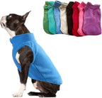 JACKO & CO - Fleece Vest Sweater with Leash Ring - Soft Lightweight Breathable for Puppies Small Medium Dogs, Kitten, Cats, Chihuahua - Warm for Fall/Autumn/Winter (Blue, X-Small 2-4lbs)