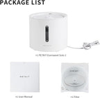 PETKIT EVERSWEET Solo 2 Cat Water Fountain with Wireless Pump, Ultra Quiet 70oz/2L Pet Water Fountain for Cats and Dogs Inside, 3 Working Modes, Visualization Window, App Control