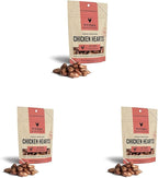 Vital Essentials Freeze Dried Raw Single Ingredient Cat Treats, Chicken Hearts, 0.8 OZ (Pack of 3)