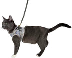 Travel Cat Harness and Leash Set - Adjustable Fit Mesh Cat Harness and Reflective Strap - Comfort Walking Vest for Kitten for Outdoor Walking, Hiking (Extra Small, Cashcat)