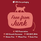 Portland Pet Food Company Human-Grade Mixed Variety Pack Wet Cat Food Pouch Luke's Chicken N' Pumpkin - Moist, Soft Cat Food Mixer, Topper, and Rotational Meal - 12 Pack