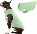 JACKO & CO - Fleece Vest Sweater with Leash Ring - Soft Lightweight Breathable for Puppies Small Medium Dogs, Kitten, Cats, Chihuahua - Warm for Fall/Autumn/Winter (Mint Green, X-Small 3lbs)