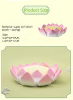 Cat Mattress Flower Cat Sofa Bed Cute and Comfortable Cat Nest Cushion Thickened Non-Slip Three-Dimensional Pet Bed Multifunctional Cushion Indoor Cushion (S)