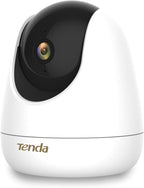 Tenda 2.5K Security Camera Indoor,4 MP Pet/Baby Cameras for Home Security, 2-Way Audio, Human/Pet/Baby Crying Detection, Night Vision, Plug-in WiFi Camera for Inside House (CP7)
