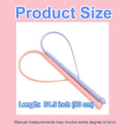 Silicone Cat Wand Toy, Blue Interactive Teaser Stick, Mouse Tail Design, Pet Entertainment for Cats and Dogs