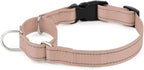 Plutus Pet Reflective Martingale Collar with Buckle - Durable and Adjustable Training Collar for No Pulling, Dog Choker Collar for Small Medium Large Dogs, Beige, S