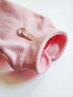 JACKO & CO - Fleece Vest Sweater with Leash Ring - Soft Lightweight Breathable for Puppies Small Medium Dogs, Kitten, Cats, Chihuahua - Warm for Fall/Autumn/Winter (Pink Lemonade, X-Large 17-25lbs)