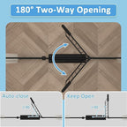 TSAYAWA 62.2"-71.65" Extra Wide Auto Closing Baby Safety Gate for Stairs & Doorways, Pressure Mounted No Drill Pet Gate with Walk-Through Door - Heavy Duty Childproof Gate for Toddlers, Kids, Dogs