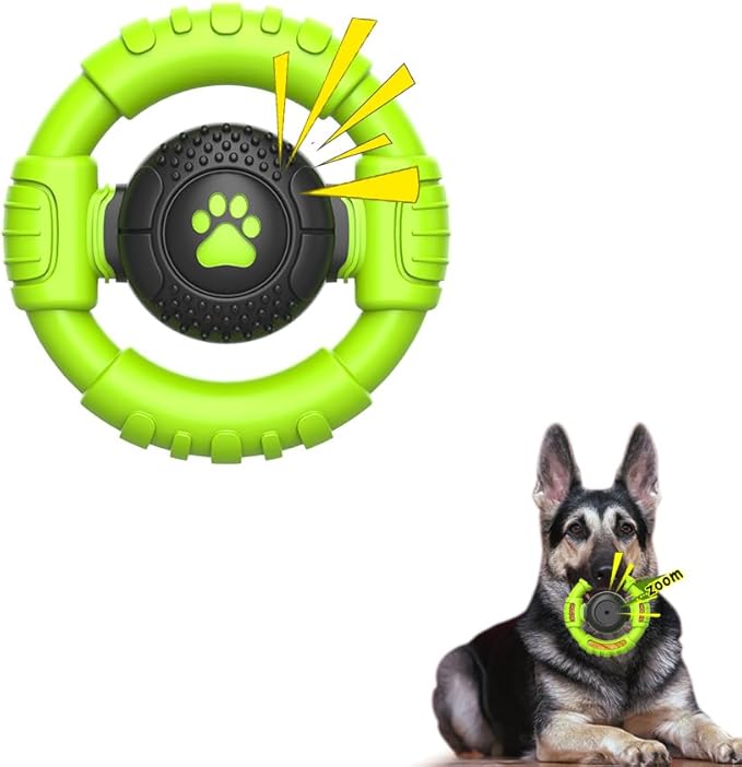 Dog Toys for Aggressive Chewers Large Medium Small Breed Indestructible Durable Tough Squeaky Dog Chew Toys to Keep Them Busy Nylon Rubber Interactive Dog Toys