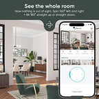WYZE Cam Pan v3 Indoor/Outdoor IP65 1080P 360° Pan/Tilt/Zoom WiFi Smart Home Security Camera, Motion Tracking for Baby/Pet, Color Night Vision, Works with Alexa&Google Assistant, Free Expert Setup
