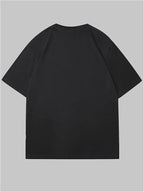 Verdusa Women's Lips Print Graphic Tees Y2k T Shirts Summer Crew Neck Vintage Going Out Tops