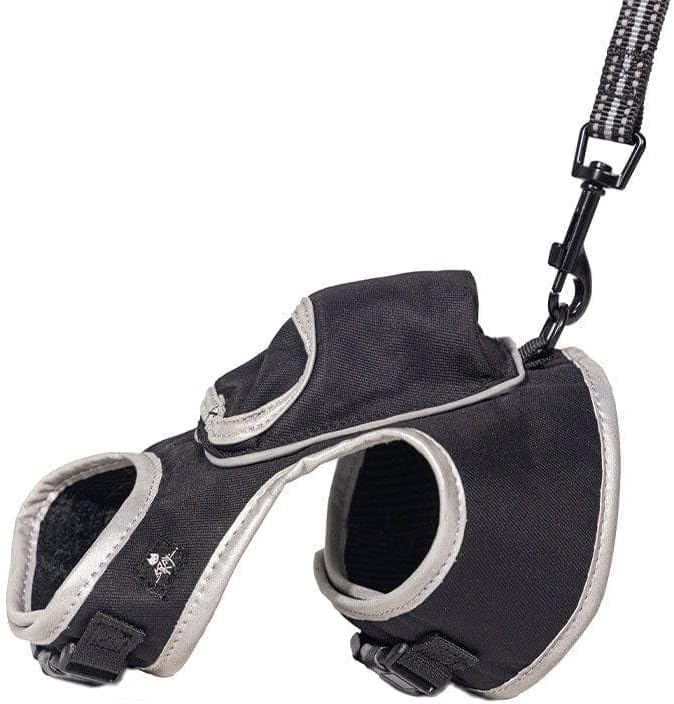 Travel Cat & Stray Cat Harness and Leash Set - Adjustable Velcro Mesh Cat Harness and Strong Nylon Leash Kit - Comfort Escape Proof Harness for Cats, Kitten for Outdoor Walking (Large: 13-16 in)