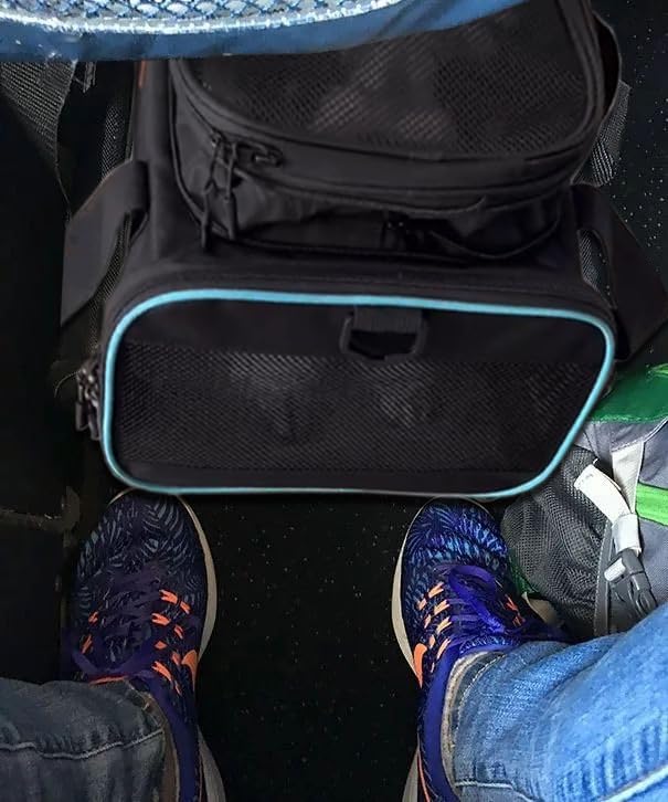 Black Pets Carriers for Cats Small Dogs Flight Travel Carrier Bag,Airline Approved,Ventilated Puppy Bag,Guaranteed On Cabin Board Flight,Top Load Expandable