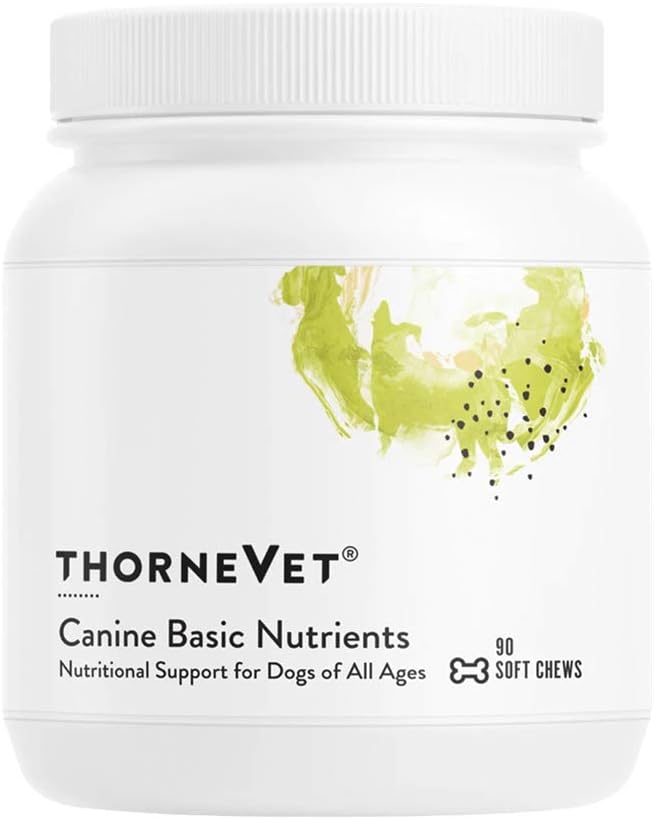 ThorneVET Canine Basic Nutrients – Multivitamin Support for Dogs, 90 Soft Chews