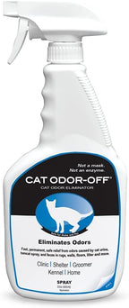 Thornell Cat Odor-off: Cat Spray Odor Eliminator - Pet Odor Eliminator for Home - Pet Urine Odor Eliminator Spray, 22oz