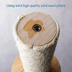 La La Pet® Wood Cat Scratching Post Cat Shelf Board Floating Cat Perch Cat Climber Cat Scratcher Wall Cat Furniture Cat Climber Bed Tower Tree, Single