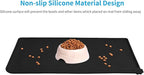 AUDWUD Silicone Waterproof Pet Feeding Mats,Anti Slip Bowl Pad,Dog Mat for Food and Water