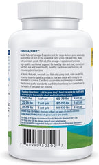 Nordic Naturals Omega-3 Pet, Unflavored - 90 Soft Gels - 320 mg Omega-3 Per Soft Gel - Fish Oil for Dogs with EPA & DHA - Promotes Heart, Skin, Coat, & Immune Health
