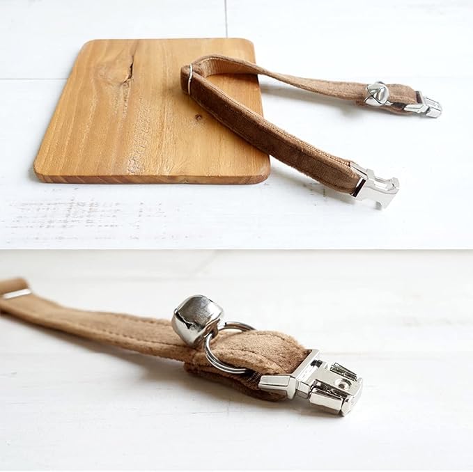 Cat Collar Personalized with Name Phone Number Engraved,Customized with Bell for Small Dogs Puppy Kitten