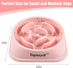 Slow Feeder Dog Bowls for Healthy Eating, Non-Slip and Anti-Choking Design, Reduces Bloating & Overeating for Large Dogs, Easy to Clean