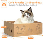 AGYM Cat Scratcher, 5 Packs in 1 Cardboard Box Cat Scratching Pad for Indoor Cats and Kitten, Cat Scratch Pad to Protect Furniture, Large Size