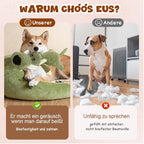 Indestructible Dog Toys,2025 New Dogs Plush Toy for Aggressive Chewers,Squeaky Durable Chew Toy for Indoor Pups Teething, Stuffed Toys for Small Medium Large Animals (A-Yellow+Grey)