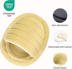 BALANCE 2 in 1 Cat Bed Cave for Kittens and Small Dogs, Cat Tents for Indoor Cats, Covered Cat Beds with Removable Cushion, Calming Cat Nest, Cat Hideaway, Washable Cat House with Non-Slip Bottom