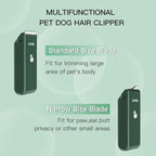 Dog Cat Home Hair Waterproof Clipper Portable Electric USB Rechargeable Pet Grooming Tools Low Noise Shaver Cordless Trimmer for Small and Large Pets