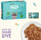 LOVE, NALA - Natural Adult Cat Wet Food - Pate Tuna with Spinach Recipe- Grain Free, Non-GMO, Lean Protein, Iron, Digestive Fiber Blend, Added Minerals & Vitamins - 12 Pack 2.4 lbs.