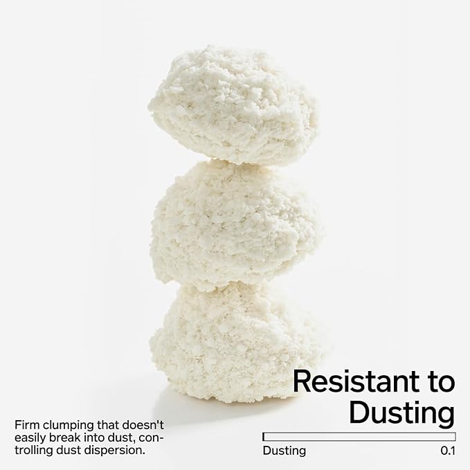 pidan Cassava Cat Litter clumping,Odor Control,Plant-Based Natural Ingredients,Ultra Absorbent and Fast Drying,Low,Dust,Scented (5.3lb×2bags)