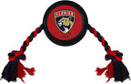 Pets First NHL Florida Panthers Puck Toy for Dogs & Cats. Play Hockey with Your Pet with This Licensed Dog Tough Toy Reward!