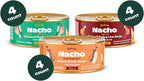Made by Nacho Pate Wet Cat Food Variety Pack, Chicken, Salmon, and Turkey, 5.5 Ounce Cans, Grain-Free Canned Pet Food, Bone Broth Infused for Hydration, Limited Ingredients, 12 Pack