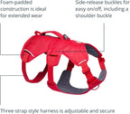 Ruffwear, Web Master, Multi-Use Support Dog Harness, Hiking and Trail Running, Service and Working, Everyday Wear, Red Canyon, Large/X-Large