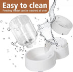 Gravity Cat Feeder with 2.8L Capacity, BPA Free, Food Grade Plastic, Automatic, Eco-Friendly