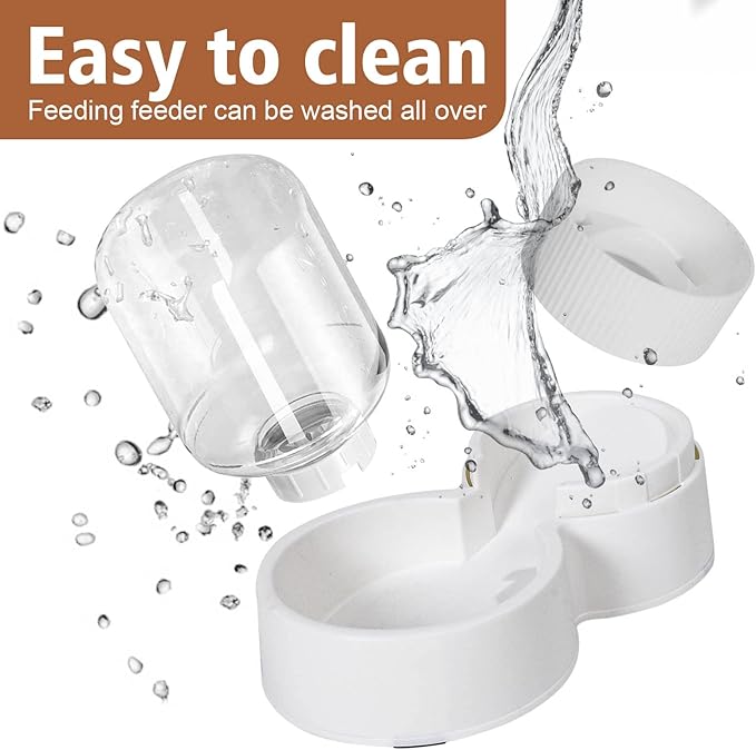 Gravity Cat Feeder with 2.8L Capacity, BPA Free, Food Grade Plastic, Automatic, Eco-Friendly