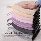 KASENTEX Cozy Small Pet Bed - Ultra Soft Plush Cushion for Cats and Small Animals, Washable Sleeping Pad, Perfect for Indoor Pets, 11 Inches, Dark Grey