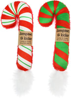 2 Pack Natural Interactive Catnip Cat Kicker Toys, Bite Resistant Chew Toy, Accessories for Indoor Cat, Christmas Candy Cane