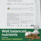 Nature's Protection Superior Care White Dogs Grain-Free Dry Dog Food - High Protein, Tear Stain Dog Food for All Breeds Light Coated All Life Stages Dogs, Fresh Pet Meal, White Fish, 22 lb