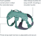 Ruffwear, Web Master, Multi-Use Support Dog Harness, Hiking and Trail Running, Service and Working, Everyday Wear, River Rock Green, X-Small