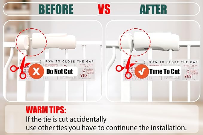 38.5-43.5 Inch Extra Wide Baby & Dog Gate, Pressure Mounted Walk Through, Heavy-Duty Safety Gate for Doorways & Stairs, White Metal with Extension Kit