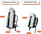 The Maxine One Small Dog Carrier by Little Chonk | Dog Backpack Carrier for Small Sized Breeds | Adjustable Front Facing Pet Carrier for Travel | Dog Hiking Backpack - Chonkcrete Gray
