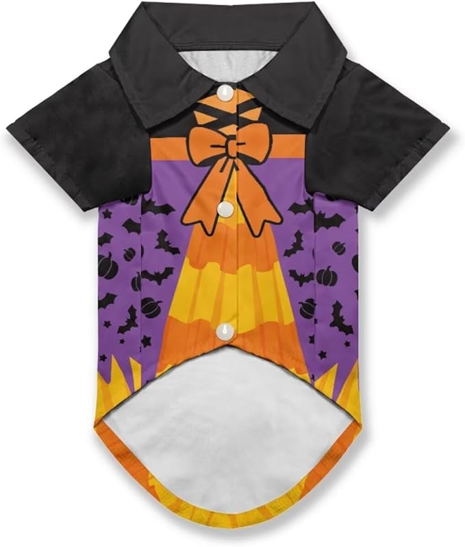 Halloween Dog Shirt Dog Clothes for Medium Dogs Boy Girl Cat Clothes Soft Puppy Outfit Adorable Pet T-Shirts Kitten Costume Apparel Breathable Summer Female Male Puppy Shirts
