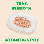 almo nature HQS Natural Wet Cat Food Tuna in Broth Atlantic Style, Grain-Free, 5.29 oz (Pack of 24)