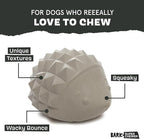 Barkbox Sven The Hedgie Super Chewer Dog Toy | Natural Rubber, Wacky Bounce & Rippled Texture | Durable Dog Toy for Aggressive Chewers, Medium to Large Dogs