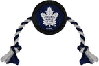 Pets First NHL Toronto Maple Leafs Puck Toy for Dogs & Cats. Play Hockey with Your Pet with This Licensed Dog Tough Toy Reward!